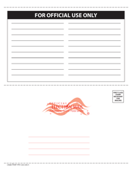 National Mail Voter Registration Form (English/Bengali), Page 5