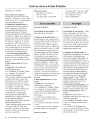 Solicitud De Inscripcion De Votante (English/Spanish), Page 16