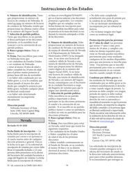 Solicitud De Inscripcion De Votante (English/Spanish), Page 19