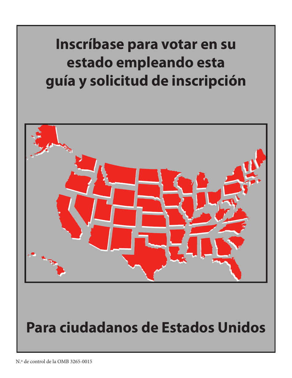 Solicitud De Inscripcion De Votante (English / Spanish), Page 1