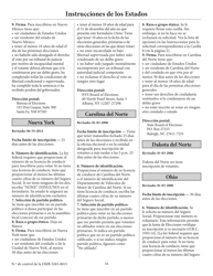 Solicitud De Inscripcion De Votante (English/Spanish), Page 21