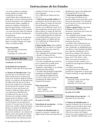 Solicitud De Inscripcion De Votante (English/Spanish), Page 24