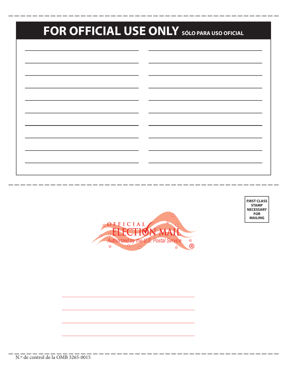 Solicitud De Inscripcion De Votante (English / Spanish), Page 7