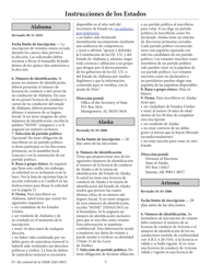 Solicitud De Inscripcion De Votante (English/Spanish), Page 8