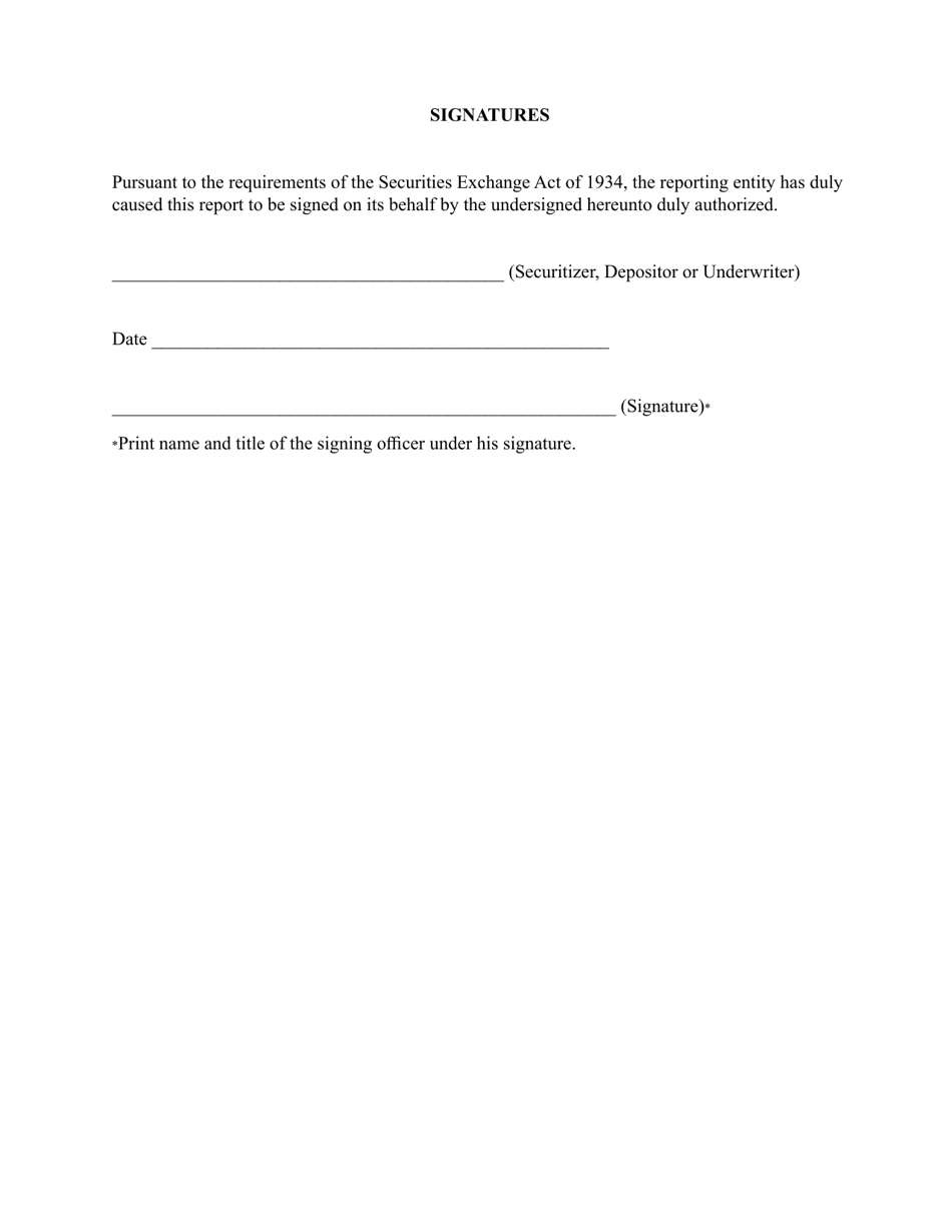 Form ABS-15G (SEC Form 2860) Asset-Backed Securitizer Report Pursuant to Section 15g of the Securities Exchange Act of 1934, Page 4