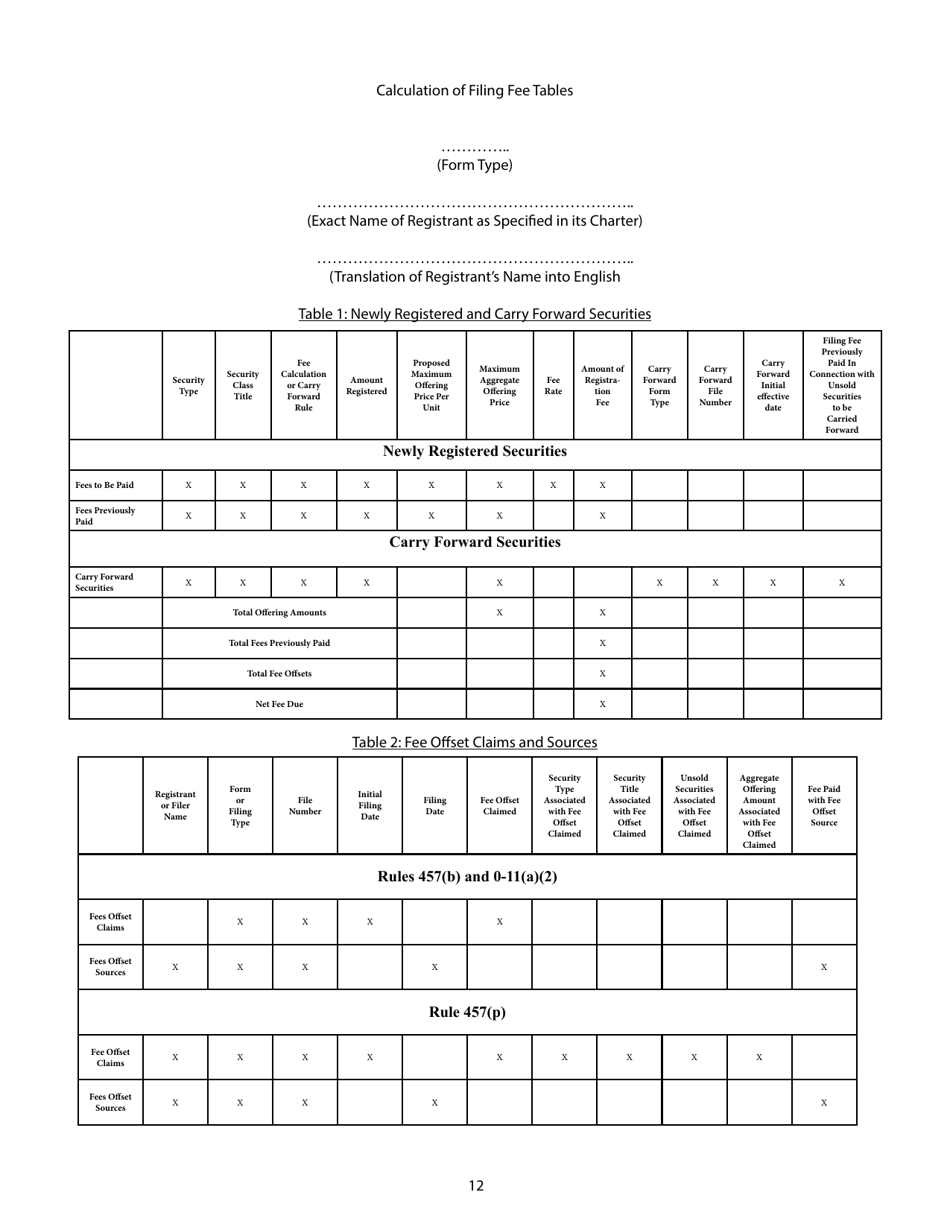 SEC Form 1983 (F-3) Registration Statement Under the Securities Act of 1933, Page 12