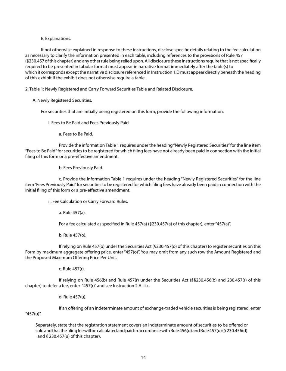 SEC Form 1983 (F-3) Registration Statement Under the Securities Act of 1933, Page 14