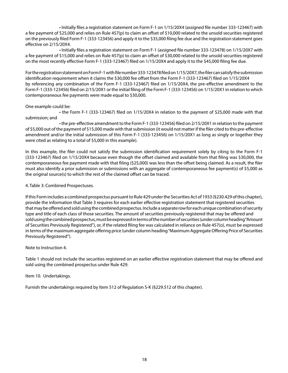 SEC Form 1983 (F-3) Registration Statement Under the Securities Act of 1933, Page 18