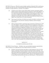 RUS Contract Form 395 Equipment Contract, Page 13