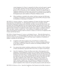 RUS Contract Form 395 Equipment Contract, Page 14