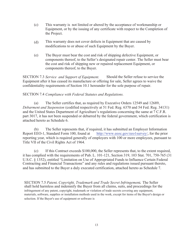 RUS Contract Form 395 Equipment Contract, Page 16