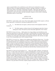 RUS Contract Form 395 Equipment Contract, Page 17
