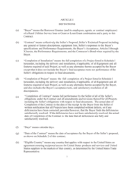 RUS Contract Form 395 Equipment Contract, Page 6