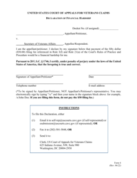 Document preview: Form 4 Declaration of Financial Hardship