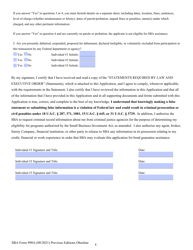 SBA Form 990A Quick Bond Guarantee Application and Agreement, Page 8