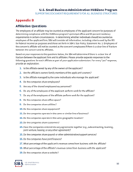 HUBZone Program Required Supporting Documents Checklist, Page 13