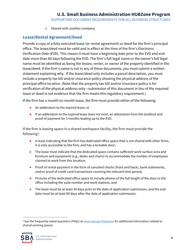 HUBZone Program Required Supporting Documents Checklist, Page 5