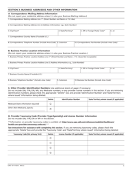Form CMS-10114 National Provider Identifier (Npi) Application/Update Form, Page 4