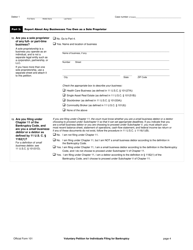 Official Form 101 Voluntary Petition for Individuals Filing for Bankruptcy, Page 4