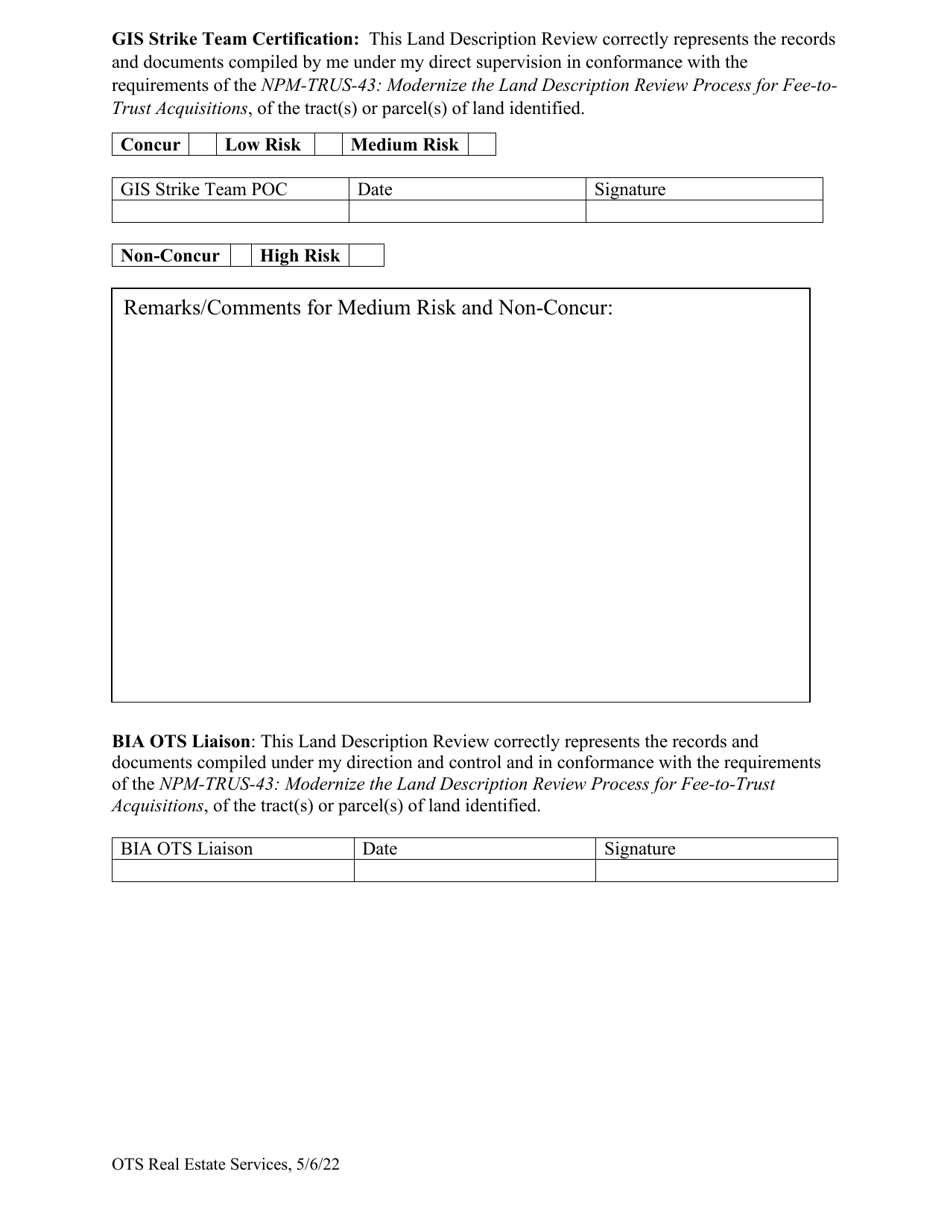Land Description Examination and Validation (Ldev) Request, Page 2
