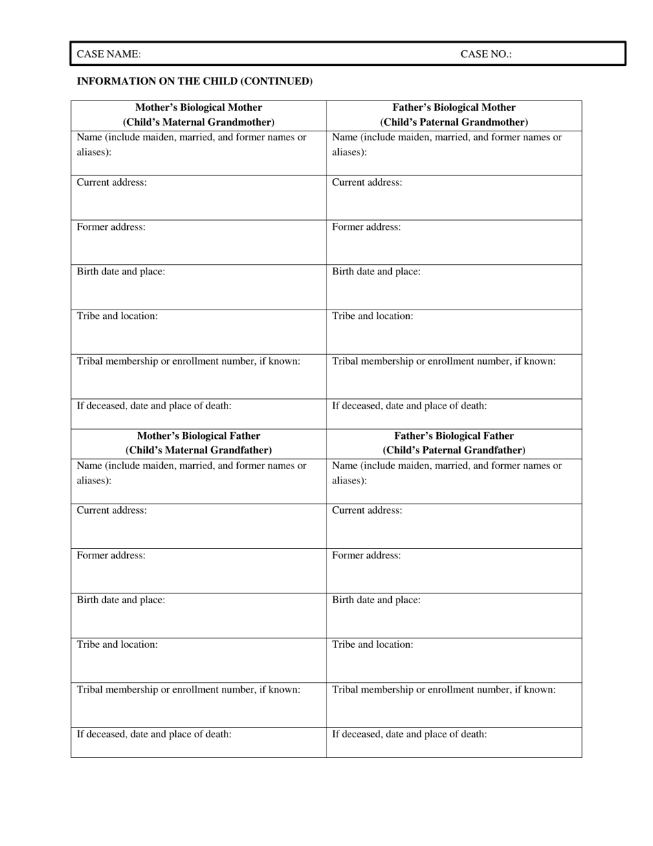 Notice of Child Custody Proceeding for Indian Child, Page 3