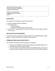 Form AID524-4 Individual Emergency Action Plan (I-Eap), Page 10