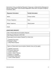 Form AID524-4 Individual Emergency Action Plan (I-Eap), Page 4