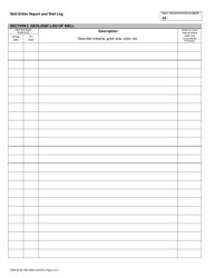 Form DWR55-55 Well Driller Report and Well Log - Arizona, Page 3