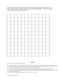 Form 45-437 Application for Notice of Authority to Irrigate Land in an Irrigation Non-expansion Area Pursuant to a.r.s. 45-437 - Douglas Irrigation Non-expansion Area (Ina) - Arizona, Page 3