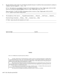 Application for Development Plan Approval to Retire an Irrigation Grandfathered Right for a Type 1 Non-irrigation Grandfathered Right - Arizona, Page 2