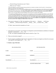 Form DWR472 Application to Convey an Irrigation Grandfathered Right for a Non-irrigation Use and Receive a Type 1 Non-irrigation Grandfathered Right Pursuant to a.r.s 45-472 - Arizona, Page 2