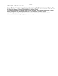 Form DWR472 Application to Convey an Irrigation Grandfathered Right for a Non-irrigation Use and Receive a Type 1 Non-irrigation Grandfathered Right Pursuant to a.r.s 45-472 - Arizona, Page 3