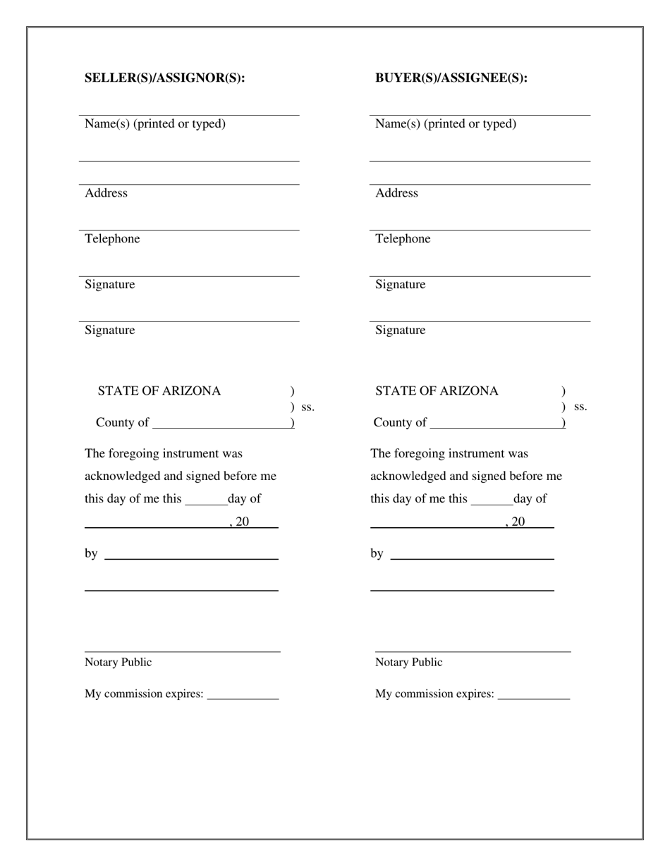 Assignment of Statement of Claimant - Little Colorado River - Arizona, Page 2