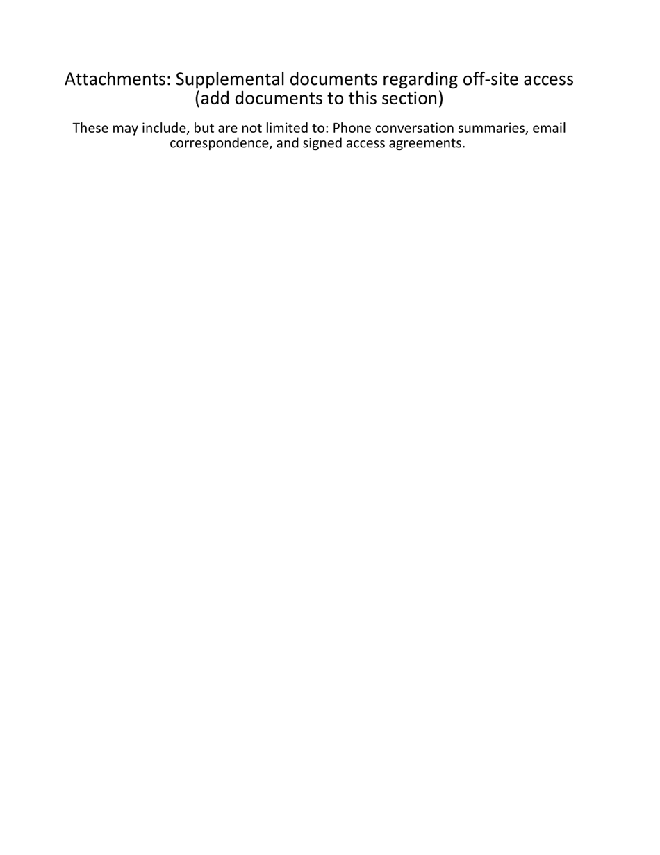 Underground Storage Tank (Ust) a.r.s. 49-1022 and off-Site Access Documentation Form - Arizona, Page 5