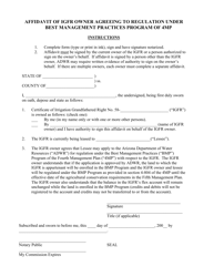 Form BMP AP-1 Phoenix, Pinal and Santa Cruz Amas - Application to Enroll in the Fourth Management Plan Agricultural Best Management Practices (Bmp) Program - Arizona, Page 16