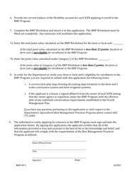 Form BMP AP-1 Phoenix, Pinal and Santa Cruz Amas - Application to Enroll in the Fourth Management Plan Agricultural Best Management Practices (Bmp) Program - Arizona, Page 4