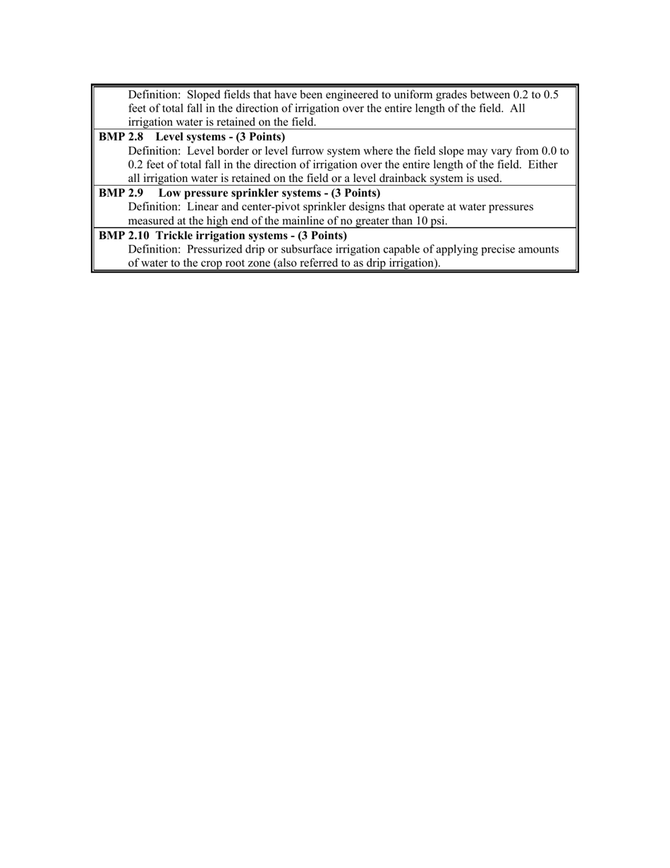 Form BMP AP-1 Prescott and Tucson Ama - Application to Enroll in the Fourth Management Plan Agricultural Best Management Practices (Bmp) Program - Arizona, Page 8