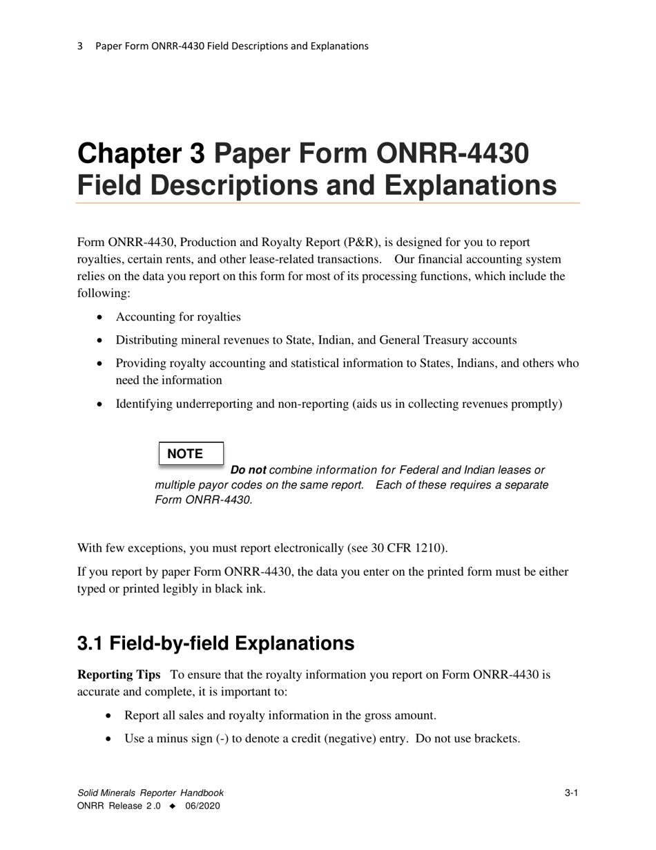 Form ONRR 4430 Fill Out Sign Online and Download Printable PDF