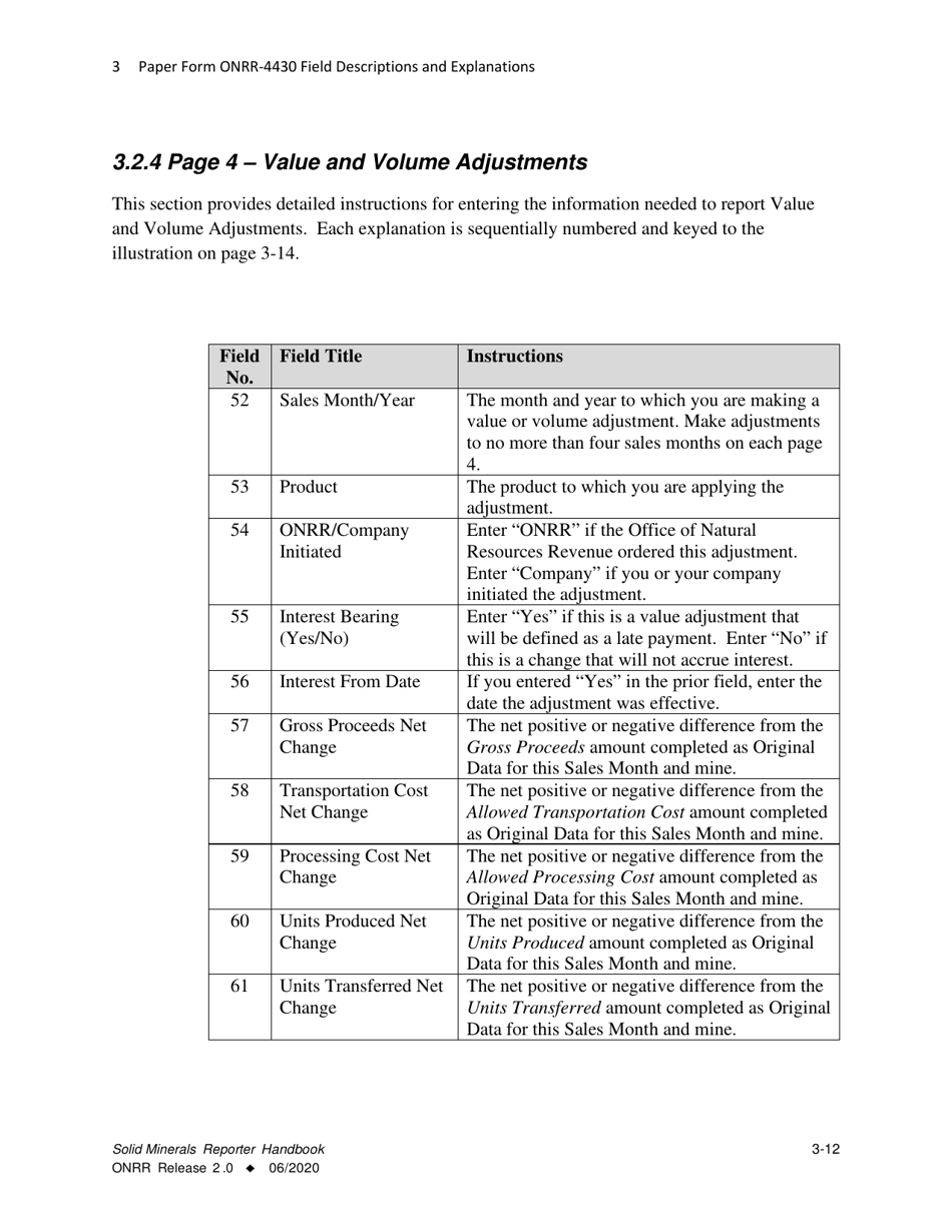 Form ONRR-4430 Solid Minerals Reporter Handbook, Page 12