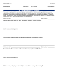 Form DDD-2121A Person-Centered Service Plan Supplement to the Individualized Family Service Plan - Arizona, Page 17