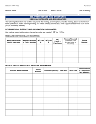 Form DDD-2121A Person-Centered Service Plan Supplement to the Individualized Family Service Plan - Arizona, Page 2