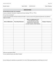 Form DDD-2121A Person-Centered Service Plan Supplement to the Individualized Family Service Plan - Arizona, Page 5