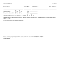 Form DDD-2121A Person-Centered Service Plan Supplement to the Individualized Family Service Plan - Arizona, Page 8