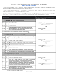 Form ED-101 Real Estate Instructor Application for Original Approval, Renewal, or Changes to Approved Categories - Arizona, Page 5