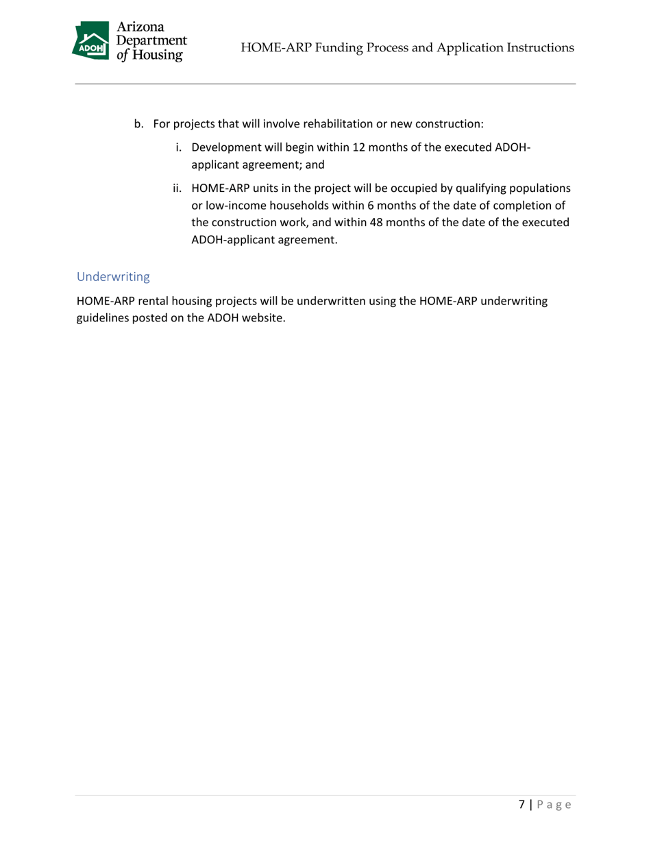 Home-Arp Funding Process and Application Instructions - Arizona, Page 10