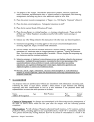 Application for Merger or Consolidation - Arkansas, Page 7