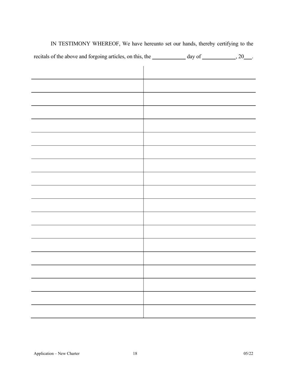 Application for Proposed State Bank Charter - Arkansas, Page 18