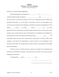 Application to Relocate Main Office - Arkansas, Page 20