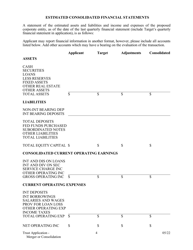 Application for Merger or Consolidation of a State-Chartered Trust Company - Arkansas, Page 4