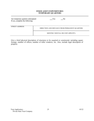 Application for Proposed Private State Trust Company - Arkansas, Page 25
